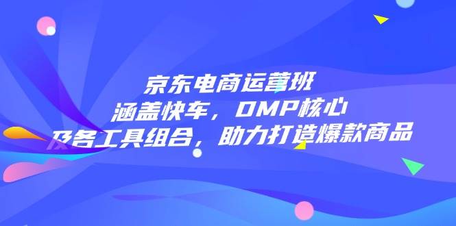 （14131期）京东电商运营班：涵盖快车，DMP核心及各工具组合，助力打造爆款商品-智点网
