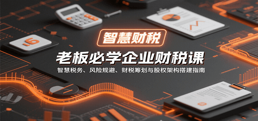 老板必学企业财税课：智慧税务、风险规避、财税筹划与股权架构搭建指南-智点网