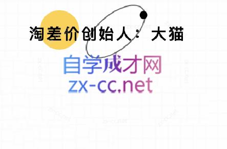 大猫淘差价课程(部分更新8月)-智点网
