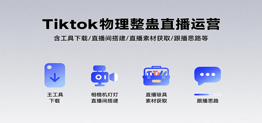 Tiktok物理整蛊直播运营，包含工具下载/直播间搭建/直播素材获取/跟播思路等-智点网