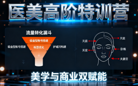 0-1000万医美高阶特训营课程-智点网