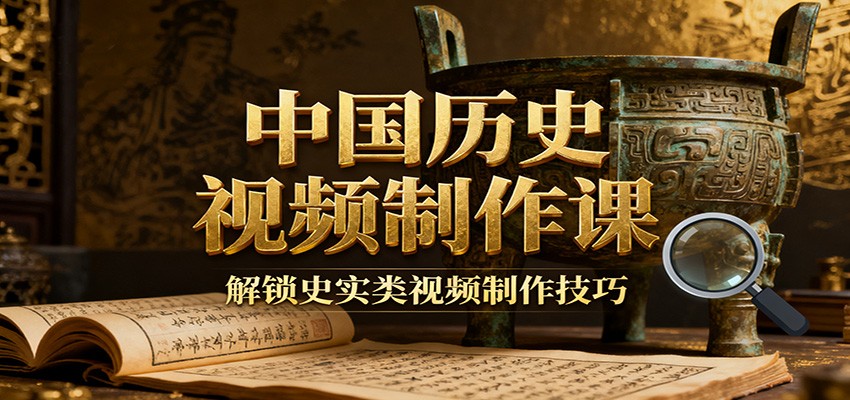 中国历史视频制作课：疆域地图集+参考文案+练习素材，解锁史实类视频制作技巧-智点网
