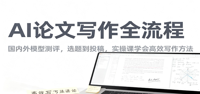AI论文写作全流程，国内外模型测评，选题到投稿，实操课学高效写作方法-智点网
