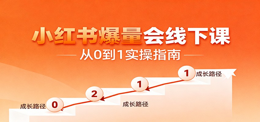 小红书爆量会线下课，聚焦小红书运营全流程，从0到1爆店实操方案-智点网