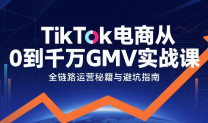 三千老师·TikTok电商从0到千万GMV实战课(更新)-智点网