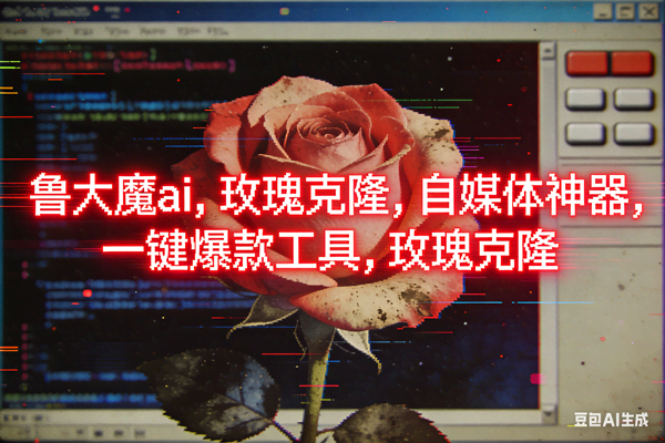 （16971期）ai鲁大魔，自媒体必备的软件，玫瑰克隆神器，一键爆款，详细教程-智点网