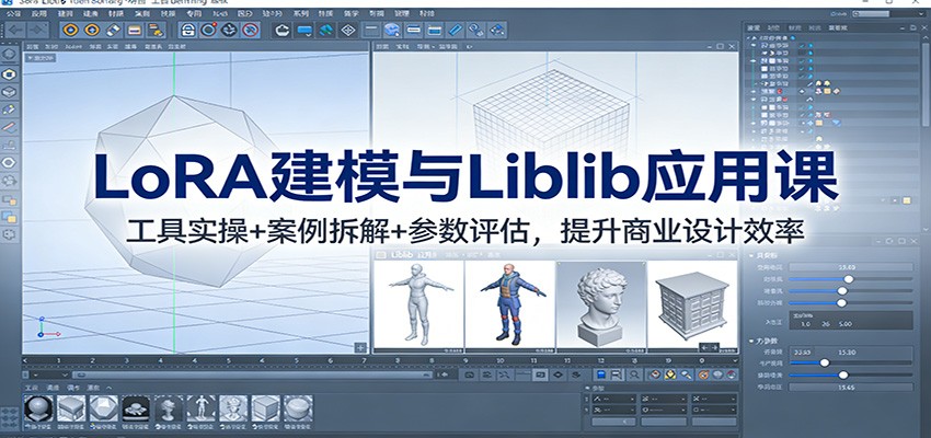 LoRA建模与Liblib应用课：工具实操+案例拆解+参数评估，提升商业设计效率-智点网
