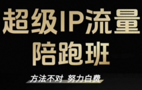 阿昱老师·超级IP流量陪跑班-智点网