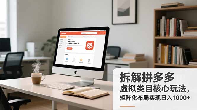 拆解拼多多虚拟类目核心玩法，矩阵化布局实现日入1000+-智点网
