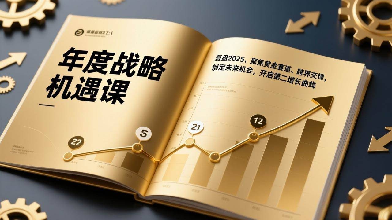 （17077期）年度战略机遇课，复盘2025、聚焦黄金赛道、跨界交锋，锁定未来机会，开启第二增长曲线-智点网