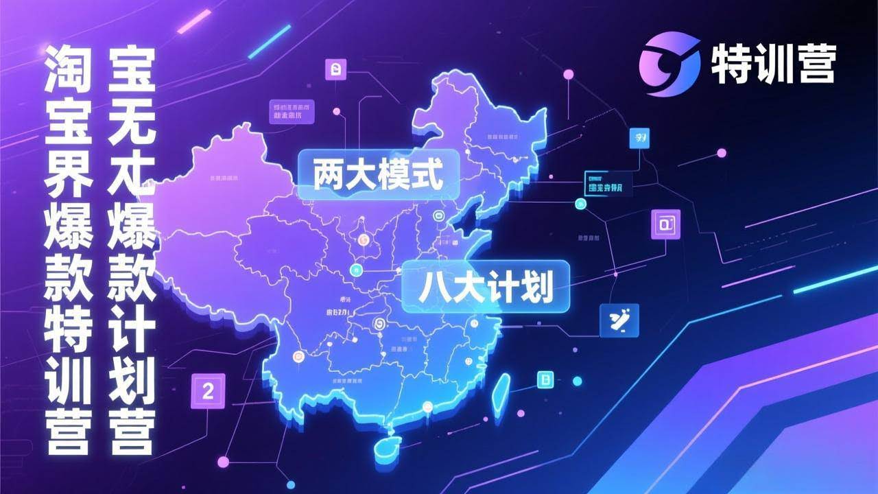 （17226期）淘宝无界爆款训练营：2026年1月杭州线下高端集训课，3天构建两大模式八大计划体系-智点网