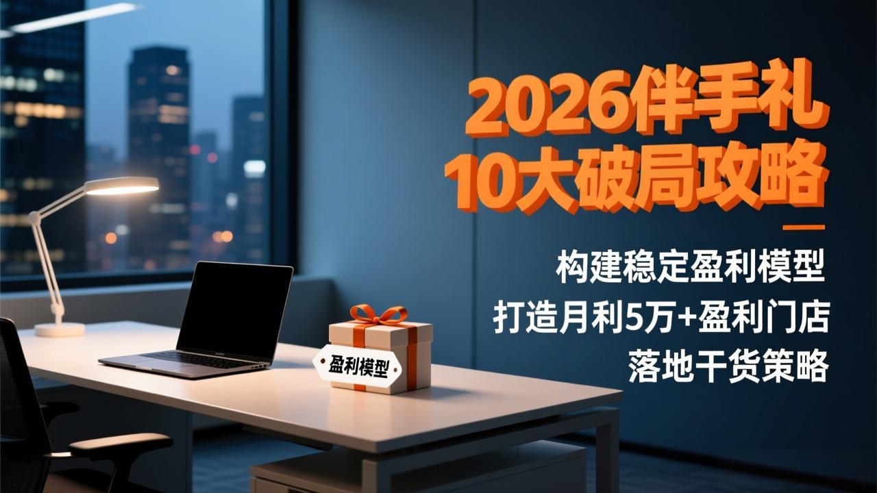 2026伴手礼10大破局攻略：构建稳定盈利模型，打造月利5万+盈利门店，落地干货策略-智点网