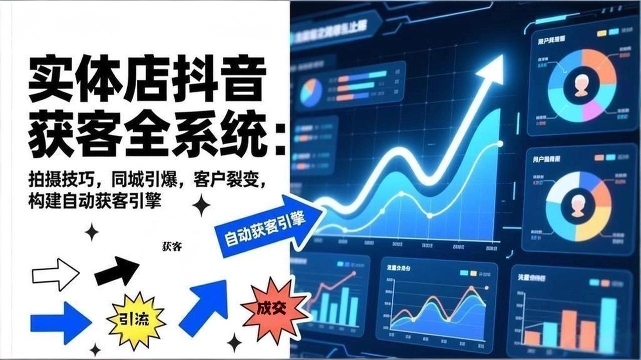 2026实体店抖音获客全系统：拍摄技巧，同城引爆，客户裂变，构建自动获客引擎-智点网