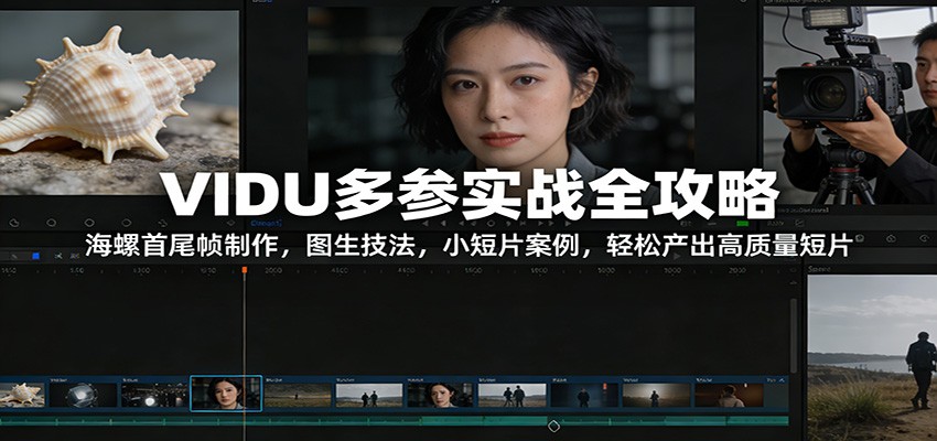 VIDU多参实战全攻略：海螺首尾帧制作，图生技法，小短片案例，轻松产出高质量短片-智点网