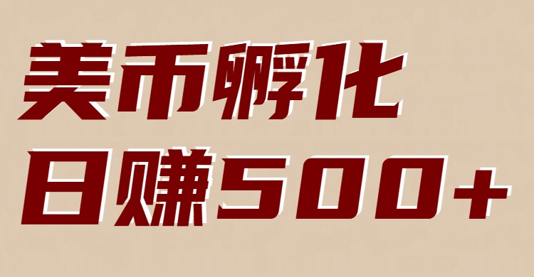 美币孵化项目：电脑全自动挂机赚美金，小白轻松上手-智点网