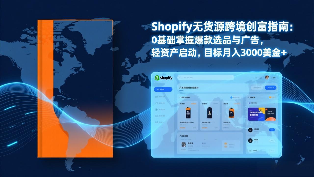 Shopify爆款打法实战：从选品到广告投放，复制爆款模型，驱动独立站月销售额破万刀-智点网