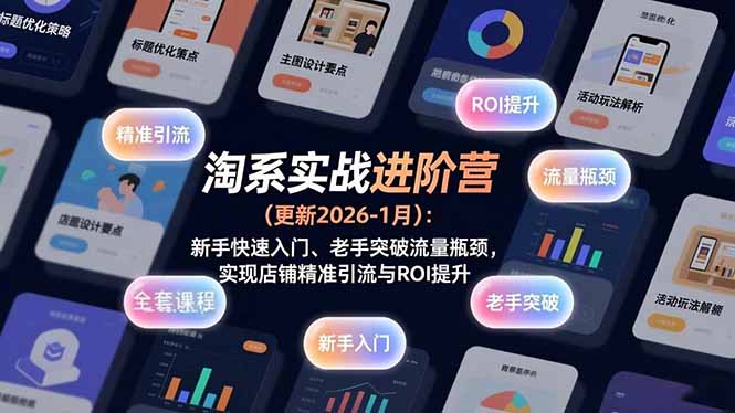 淘系实战进阶营(更新2026-1月-智点网