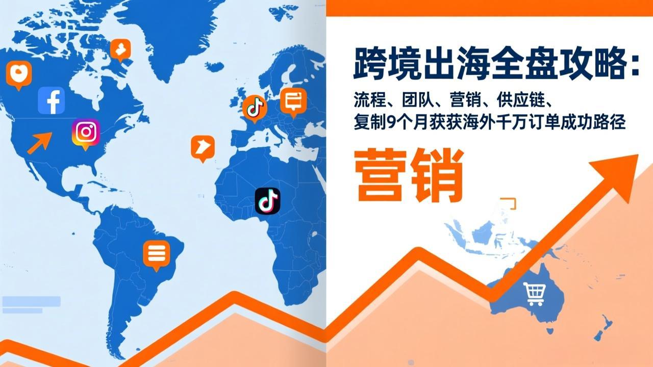 跨境出海全盘攻略：流程，团队，营销，供应链，复制9个月斩获海外千万订单成功路径-智点网