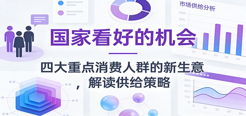公众号付费文章：国家看好的机会，四大重点消费人群的新生意，解读供给策略-智点网