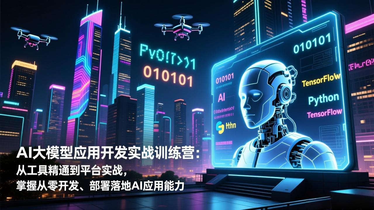 AI大模型应用开发实战训练营：从工具精通到平台实战，掌握从零开发、部署落地AI应用能力-智点网