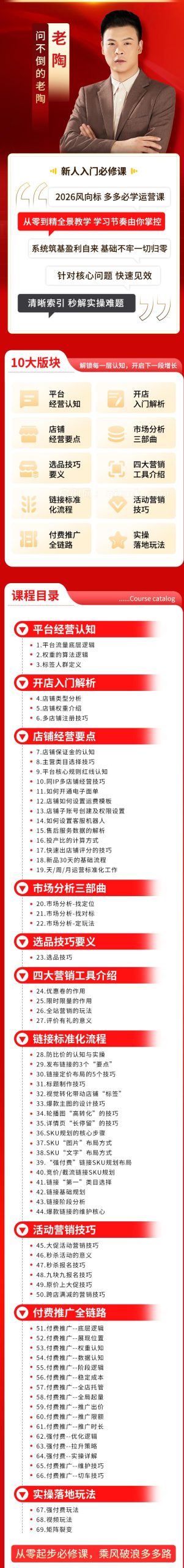 图片[2]-老陶电商拼多多运营成长必修课26年2月-启创网