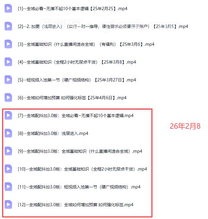 图片[2]-蚂蚁店主-蚂蚁无潜不起全域配抖加3.0入池课2026年2月大课(价值1899元)-启创网