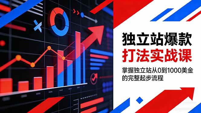 （17322期）独立站爆款打法实战课，掌握独立站从0到1000美金的完整起步流程-智点网