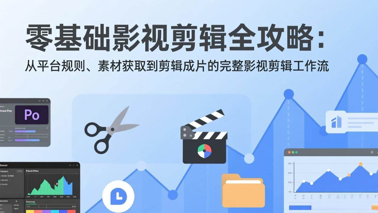 （17336期）零基础影视剪辑全攻略：从平台规则、素材获取到剪辑成片的完整影视剪辑工作流-智点网