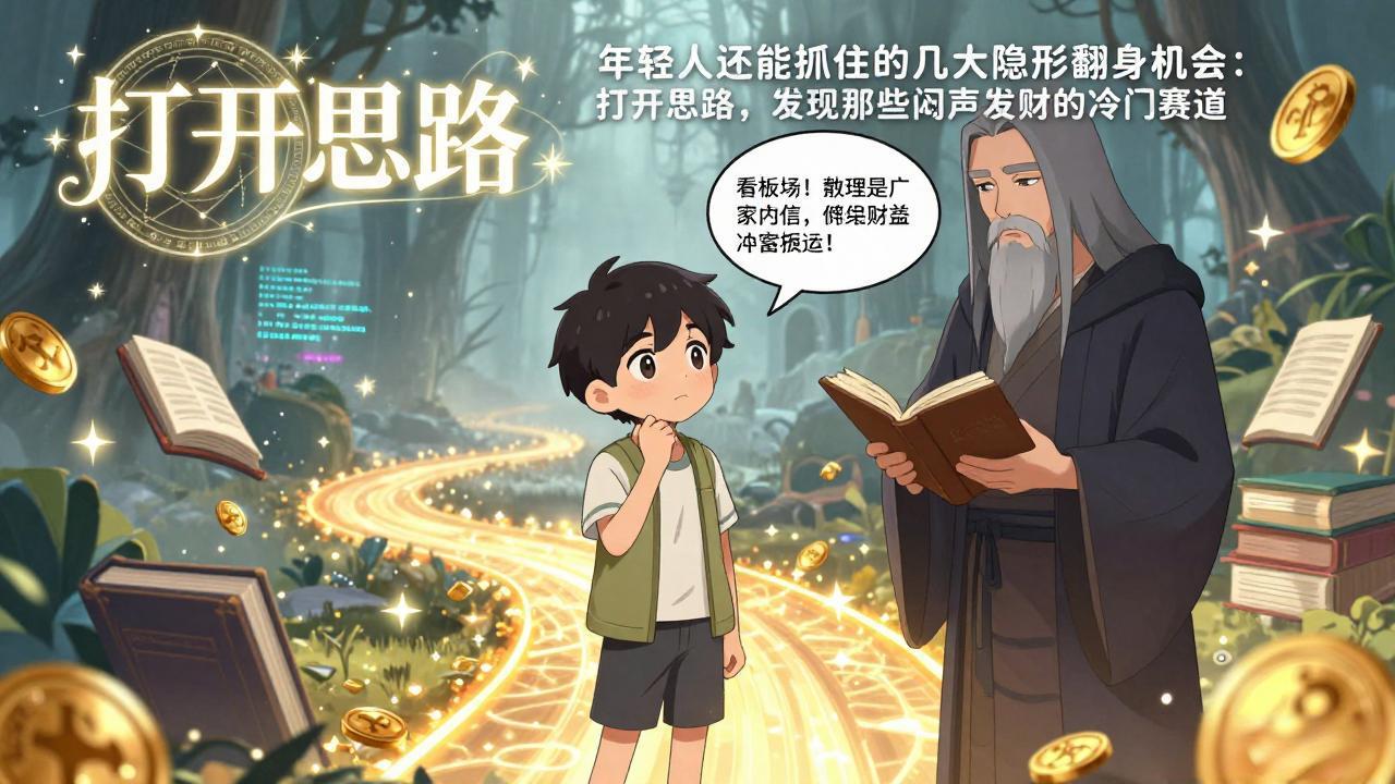 付费文1+2：年轻人还能抓住的几大隐形翻身机会：打开思路，发现那些闷声发财的冷门赛道-智点网
