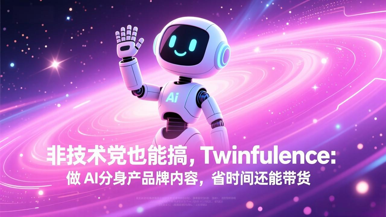 非技术党也能搞!Twinfluence:做 AI 分身产品牌内容,省时间还能带货-智点网