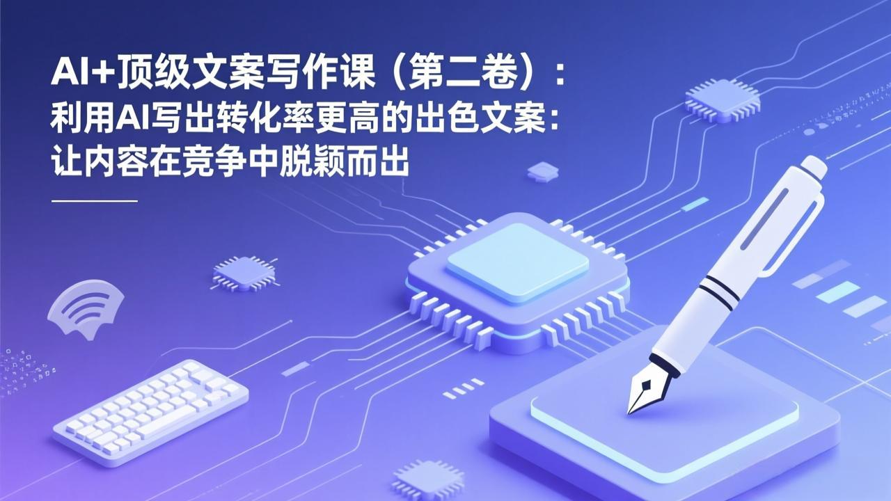 AI+顶级文案写作课(第二卷-智点网