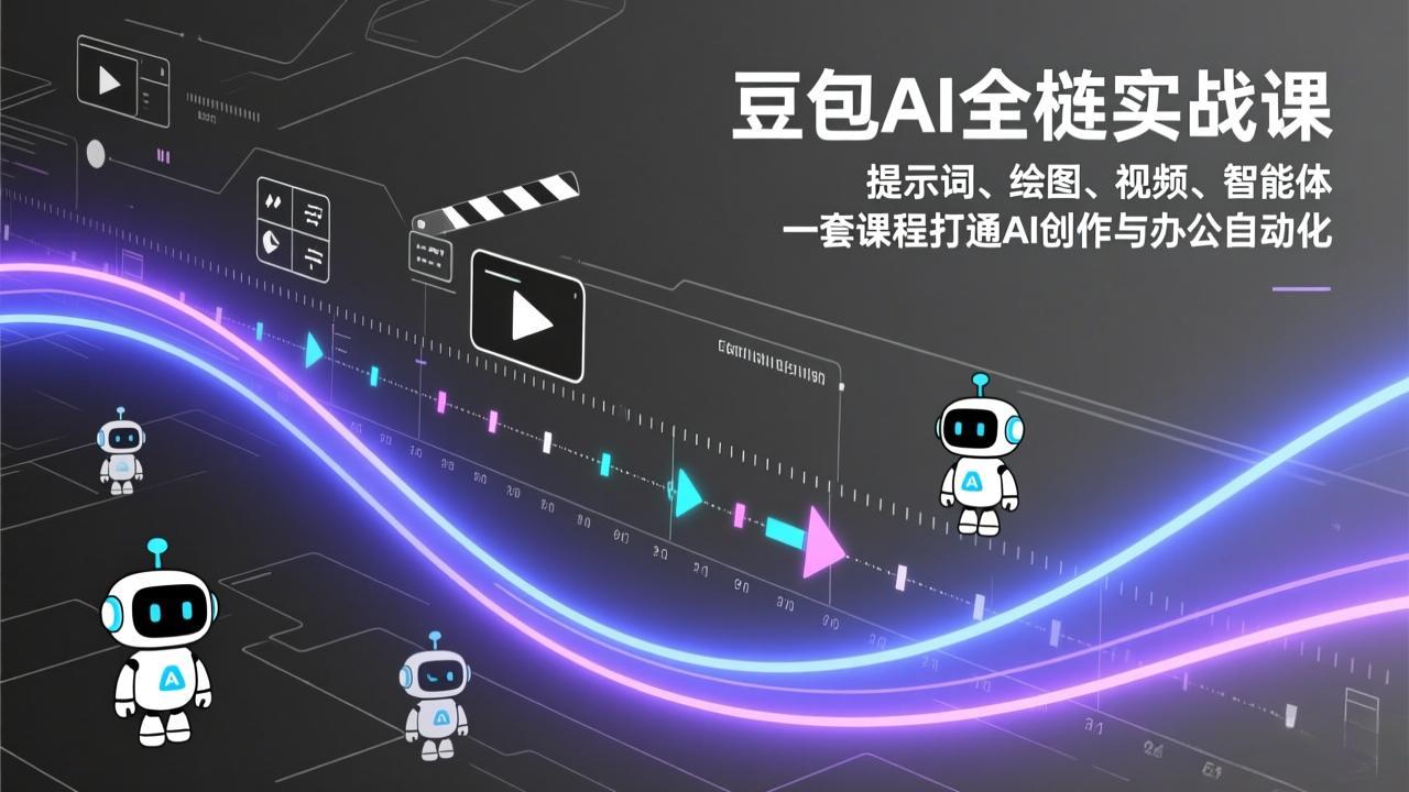 豆包AI全栈实战课：提示词、绘图、视频、智能体，一套课程打通AI创作与办公自动化-智点网