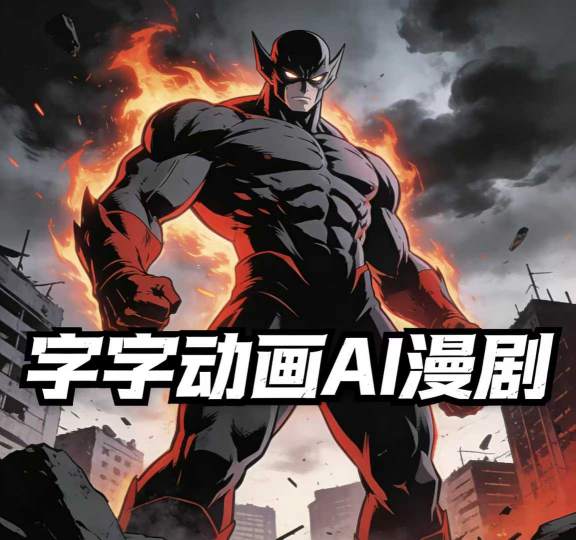 字字动画AI漫剧2026年第1期系统课程，小白看完就能学会实操的漫剧课，单人月收1-3W-智点网