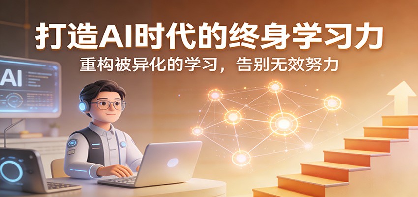 打造AI时代的终身学习力：重构被异化的学习，告别无效努力-智点网