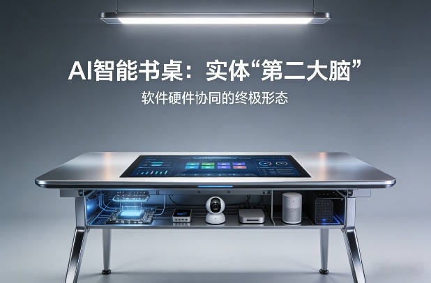 AI智能书桌搭建，构建你的实体“第二大脑”，软件硬件协同的终极形态-智点网
