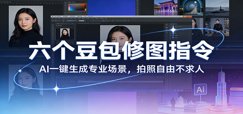 六个豆包修图指令：AI 一键生成专业场景，拍照自由不求人-智点网