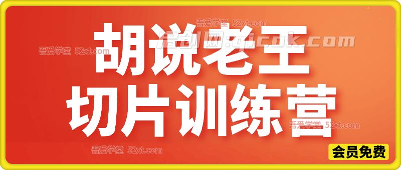 胡说老王切片大队训练营，无删减、无阉割、原版完整-智点网