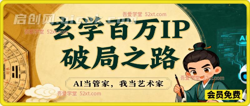 玄学百万 IP 破局之路： AI 当管家，我当艺术家-智点网