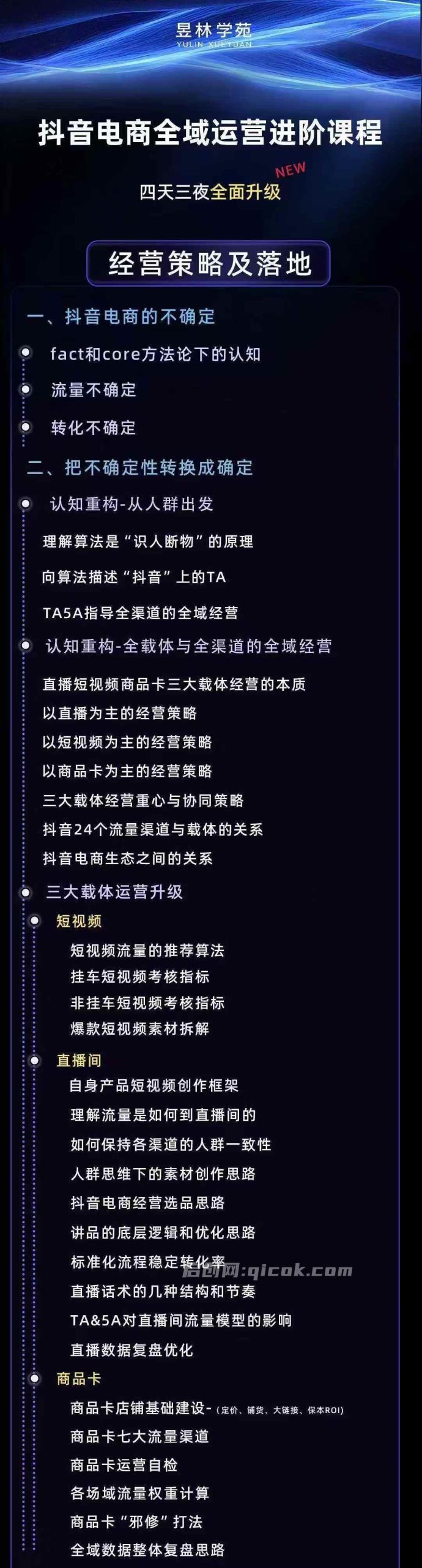 图片[2]-羽川+千千-抖音电商操盘手实操线下课2026-1月9-11号(价值5980元)-启创网