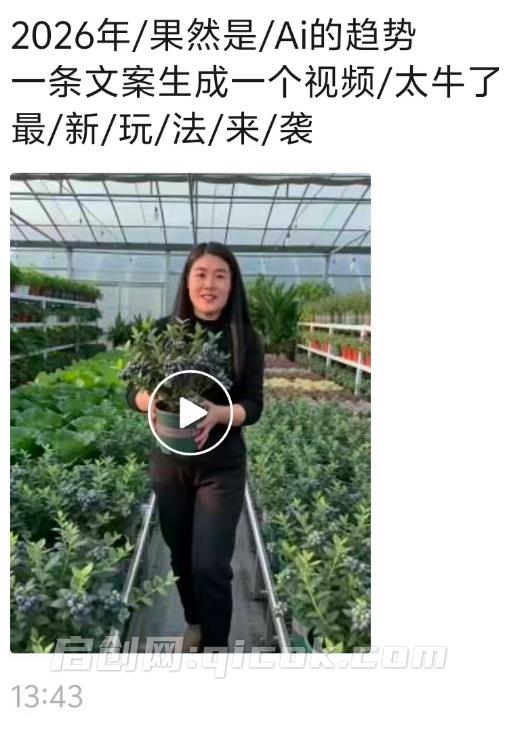 图片[2]-AI树苗短视频带货玩法，最近比较火爆的玩法，很多会员问-启创网