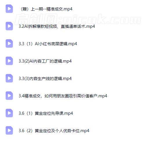 图片[6]-吴思晓AI获客变现2天2夜2026年线下课(价值9800元)-启创网