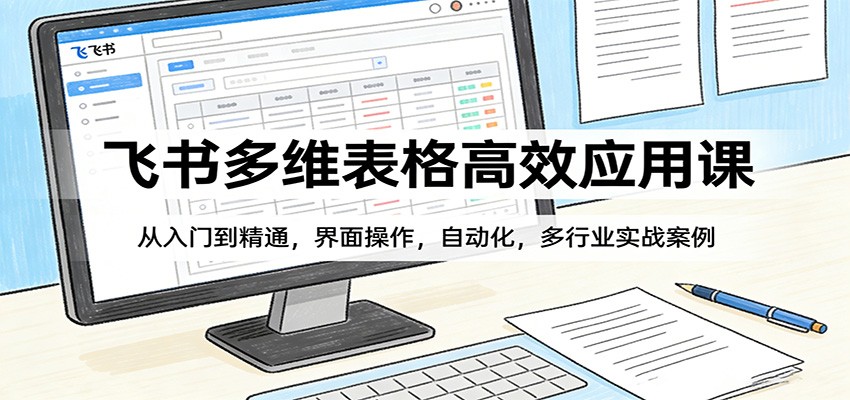 飞书多维表格高效应用课：从入门到精通，界面操作，自动化，多行业实战案例-智点网
