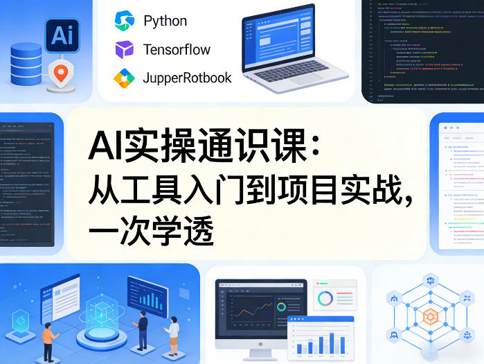 AI实操通识课，从工具入门到项目实战，一次学透-智点网