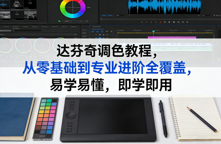 达芬奇调色教程，从零基础到专业进阶全覆盖，易学易懂，即学即用-智点网