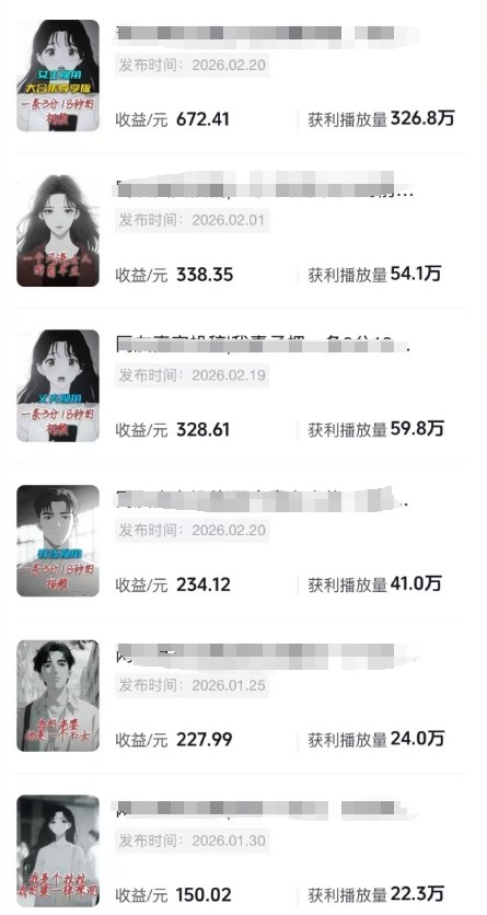 抖音某博主的AI情感故事第一人称解说视频教学,条条爆款,撸创作伙伴计划收益