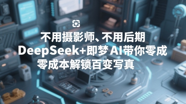 不用摄影师、不用后期,DeepSeek+即梦AI带你零成本解锁百变写真!