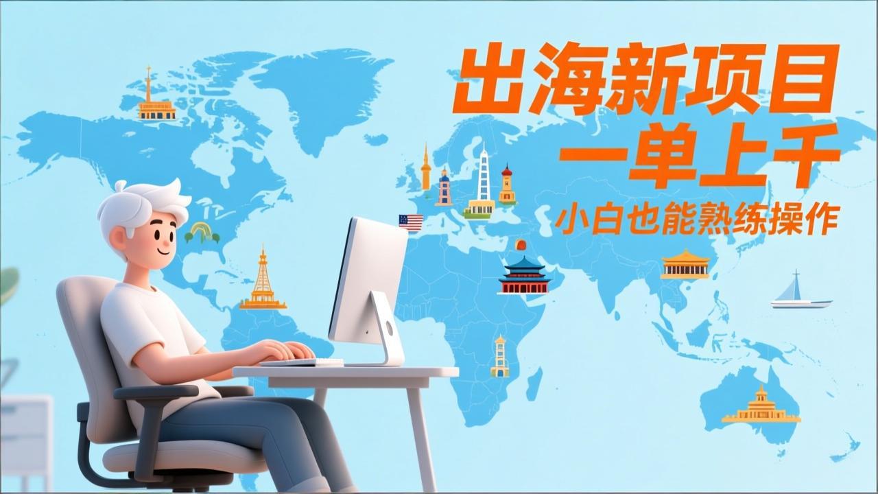 出海新项目，一单上千，小白也能熟练操作-智点网