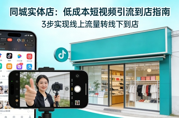 同城实体店，如何低成本把客户从短视频带到线下门店-智点网