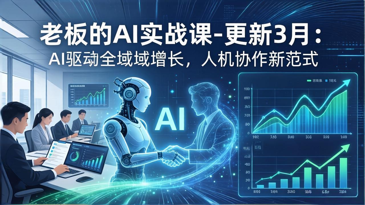 老板的AI实战课-更新3月：AI驱动全域增长，人机协作新范式，用AI提高企业效率、利润与竞争力-智点网