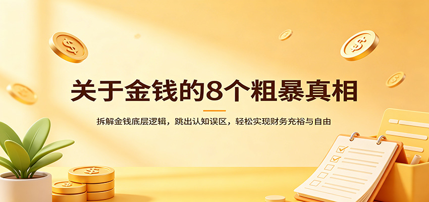 关于金钱的8个粗暴真相：拆解金钱底层逻辑，跳出认知误区，轻松实现财务充裕与自由-智点网